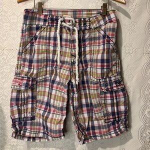 True religion plaid board shorts seaside -31